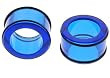 Large Gauge - 48mm / 1 7/8in - Super Acrylic Flesh Tunnels -Clear - Sold as a Pair
