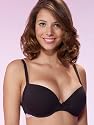 La Senza Cotton Lace T-Shirt Bra Black/Pink DD+ Bra