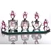 ROSEBUD PERFUME SET - SET OF THREE ROSEBUD PERFUME BOTTLES ON MATCHING MIRROR TRAY