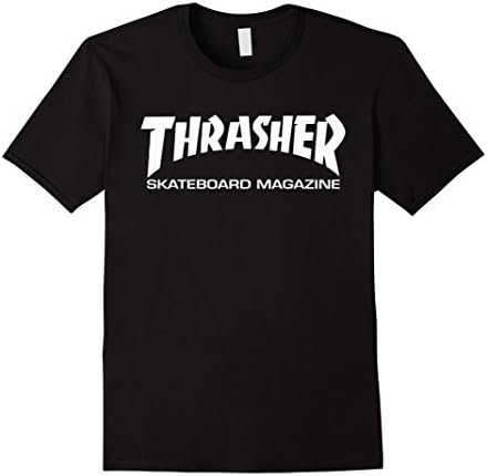 Men's Thrasher Skateboard Magazine TShirt Small Black