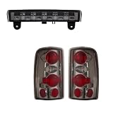 00-06 Chevy Surburban Smoke Tail Lights + LED 3RD Brake Light Combo by Luminx Lighting