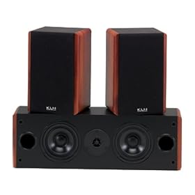 KLH HT-300AW 3-Piece 300-Watt Surround Sound Speaker System (Applewood)