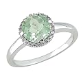 Green Amethyst Ring - Green