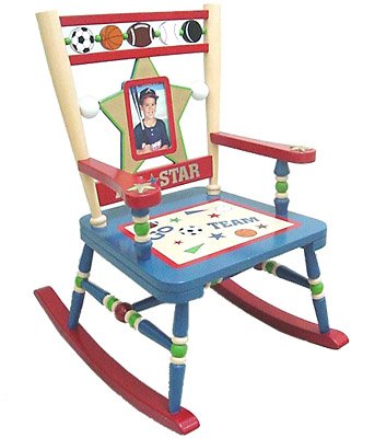 Kitchen: All Star Sports Rocking Chair by Levels of Discovery