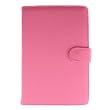 Bundle Monster Amazon Kindle 2 Ebook Synthetic Leather Opening Case Cover Jacket with Interior Compartments - Pink