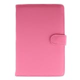 Bundle Monster Barnes & Noble Nook Ebook Synthetic Leather Opening Case Cover Jacket with Interior Compartments - Pink