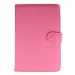 Bundle Monster Amazon Kindle 2 Ebook Synthetic Leather Opening Case Cover Jacket with Interior Compartments - Pink - Fits Kindle 2 Device ONLY (Released Feb 2009)
