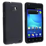 Rubberized Black Snap-on Faceplate for Samsung Galaxy S II Attain SGH-i777 / i9100 (AT&T)