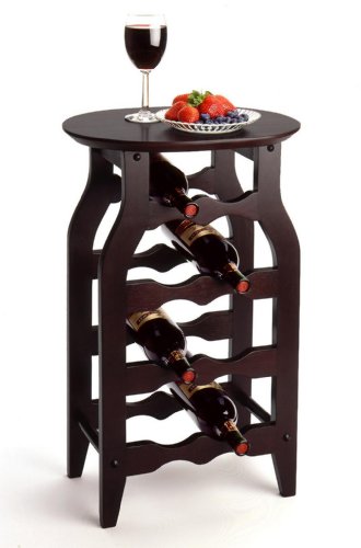 New - Wine Rack 8-Bottle- Dark Espresso by Winsome Wood