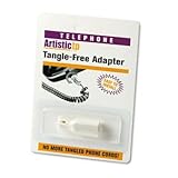 Softalk Rotating 360 Telephone Cord Detangler White Rotates 360¡ã Gold-pl ....