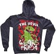 THE DEVIL WEARS PRADA - Reptar - Black Zip Up Hoodie