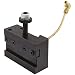 Dorian Tool V7-71C Victory Thru Coolant Extra Heavy Duty Chromium Molybdenum Alloy Steel Quick Change Reversible Cut-Off Blade Toolholder for V40TC Automatic Thru Coolant Tool Post, 1-47/64" Height