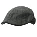Summer Cotton 6 Panel Plaid Ivy Cabbie Hat Brown M/L