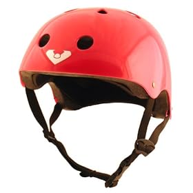 Viking Skateboard Or BMX Bike Helmet Red One Size