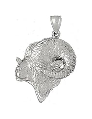Clevereves 14K White Gold Pendant Moose 9.4 - Gram(s)
