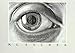 Eye, c.1946 by M.C. Escher. Size 21.63 inches width by 17.59 inches height. High Quality Art Poster Print