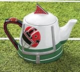 FOOTBALL sports TEAPOT jersey tea pot foot ball helmet