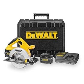 DEWALT DW007K-2 6-1/2-Inch 24-Volt Cordless Circular Saw Kit