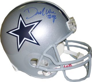 DeMarcus Ware signed Dallas Cowboys Full Size Replica Helmet- JSA Hologram
