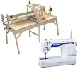 Little Gracie II Quilting Frame with Janome 1600P-DB