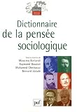 Dictionnaire de la pensée sociologique