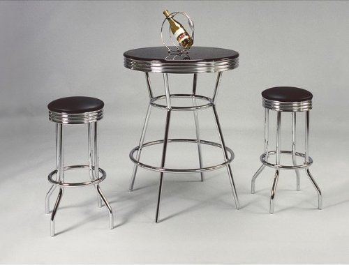 3PC Bar Table and Stools Set