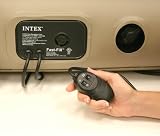 INTEX 66703 (66703E) COMFORT-REST RISING COMFORT RAISED QUEEN AIR MATTRESS AIRBED BED W/ BUILT-IN AC AIR-PUMP & WIRED REMOTE CONTROL
