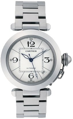 Cartier Men's W31074M7 Pasha C Stainless Steel Automatic Watch
