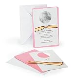Cathy's Concepts Circle Baby Photo Announcement and Ribbon Kit, Pink