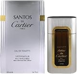 Santos de Cartier by Cartier for Men 1.6 oz Eau de Toilette Spray Refillable Limited Edition