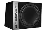 Bassworx CS8B Single 8-InchSealed Enclosure (Black)