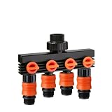 Buy Claber 8581 4-Way Manifold with Shut Off by Claber