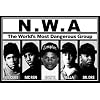 NWA (Ice Cube, MC Ren, Eazy E, Yella, Dr Dre) Music Poster Print - 24x36 Poster Print, 36x24 Poster Print, 36x24