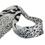 Black & White Zebra Print Scarf Long Tail Hair Band