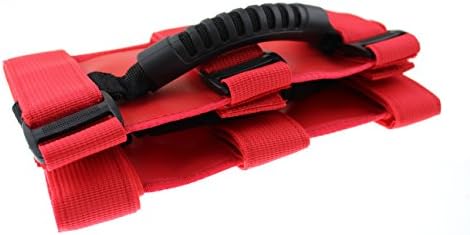 Grab Handle Red for Jeep Wrangle Roll Bar