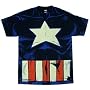 MARVEL COMICS "CAPTAIN AMERICA VEST" Costume Tee Licensed