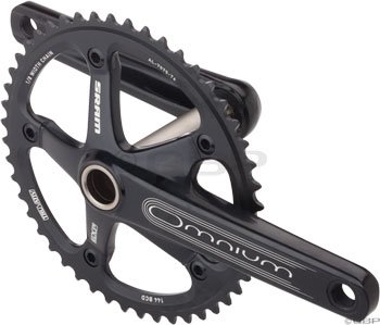 SRAM GXP 165mm 48T Black Omnium Track Crankset w/BB