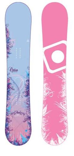 New 2006 Option Ladies Aura 145 Cm Freeride Snowboard