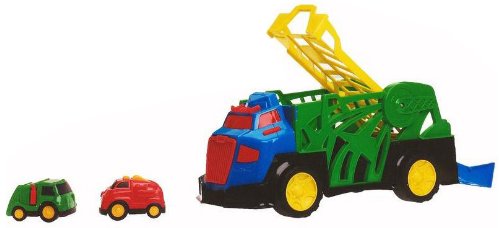 Imagen 1 de CAMION PORTACOCHES CON SONIDO -39 cm