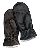 Apparel : Ladies Leather MITTEN w/RABBIT FUR lining by GRANDOE