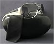 AUTHENTIC PRADA SUNGLASSES SPR 75G BLACK WHITE 6BA-3M1 SPR75G
