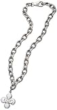 JEWELS D&G PREPPY SS NECKLACE W/CLOVER PENDANT DJ0879