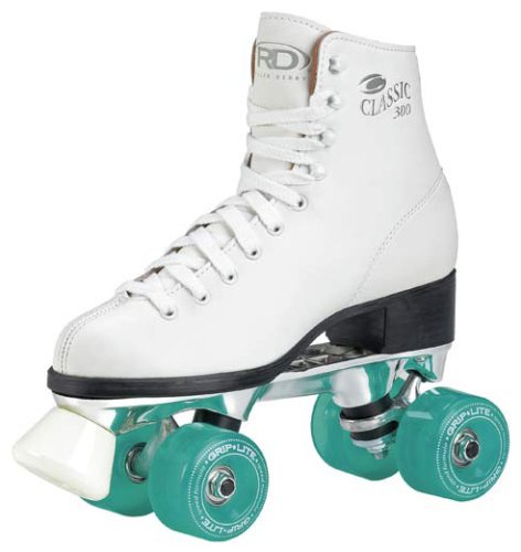 Childrens Toyshop  Toys : Roller Derby Classic 300 High Top Quad Roller Skates - Size UK5