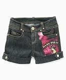 Baby Phat Girls Cuffed Denim Short