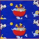 Bilby Products Shopping Cart Liner Blue Noah's Ark by Bilby Products