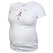 Alabama Crimson Tide Ladies White Maternity T-shirt
