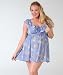 Shadow Striped Baby Doll by Betsey Johnson