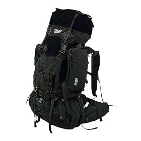 TAIGA International® Sovereign Travel & Hiking Back Pack Backpack, Black, Meidum