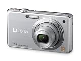 Panasonic LUMIX DMC-FS11EG-S Digitalkamera (14 Megapixel, 5-fach opt. Zoom, 6,86 cm Display, Bildstabilisator) silber