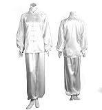 DOUBLE Y Tenue de Tai Chi Chuan SATIN blanc